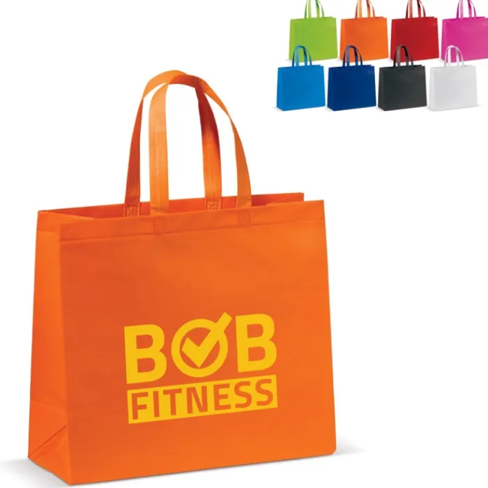 Gift Campaign Borsa di vari colori realizzata in non woven laminato opaco 105g/m²> Shopper Tnt