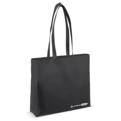 Gift Campaign Borsa ecologica in rPET 100 g/m2 con manici lunghi e soffietto> Borse Per La Spesa|Borse Di Tela Personalizzate