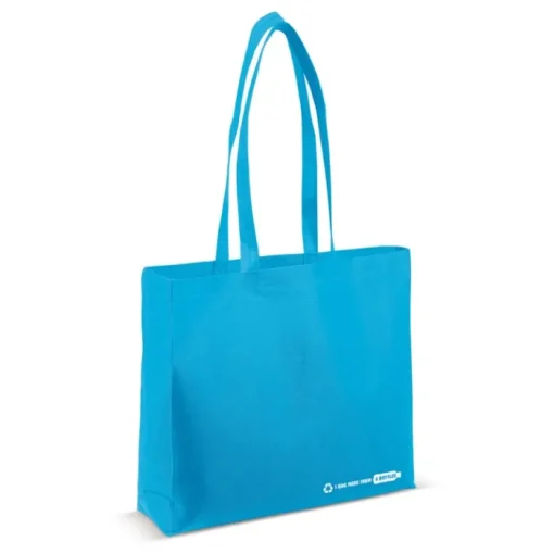 Gift Campaign Borsa ecologica in rPET 100 g/m2 con manici lunghi e soffietto> Borse Per La Spesa|Borse Di Tela Personalizzate