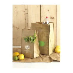 Gift Campaign Borsa frigo a sacchetto isolata in TNT con chiusura in velcro Paper></noscript> Borse Termiche
