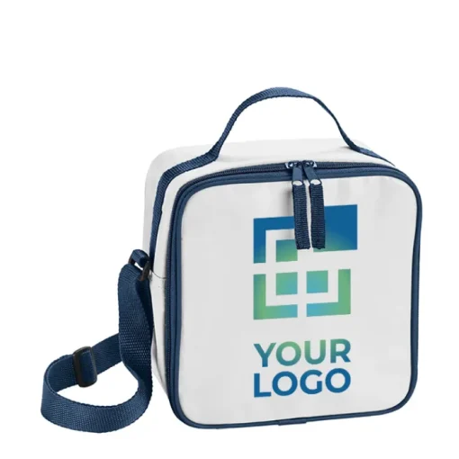 Gift Campaign Borsa frigo aziendale con zip manico e tracolla regolabile Lunchtime> Borse Termiche
