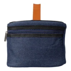 Gift Campaign Borsa frigo con interno in PEVA ed esterno in denim con manico in PU> Borse Termiche