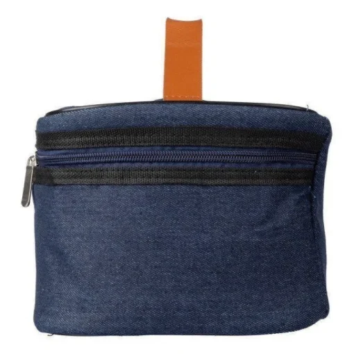 Gift Campaign Borsa frigo con interno in PEVA ed esterno in denim con manico in PU> Borse Termiche