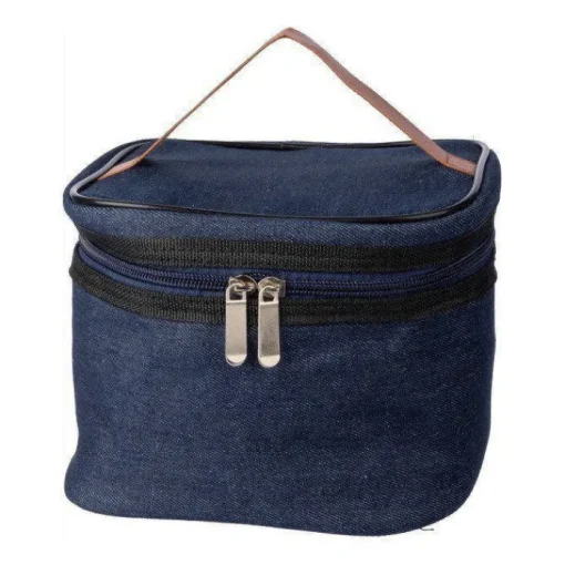 Gift Campaign Borsa frigo con interno in PEVA ed esterno in denim con manico in PU> Borse Termiche