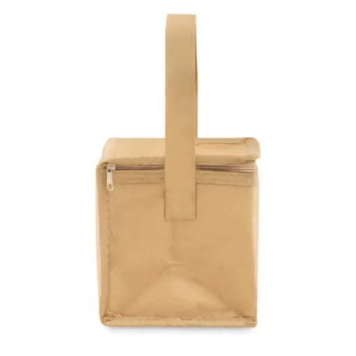 Gift Campaign Borsa frigo con logo 6 lattine manico lungo e tasca frontale Kraft> Borse Termiche
