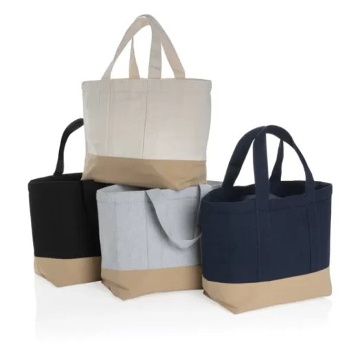 Gift Campaign Borsa frigo con logo piccola pieghevole 8 lattine EcoTrace Raw> Borse Termiche