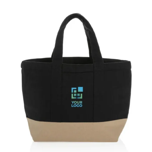 Gift Campaign Borsa frigo con logo piccola pieghevole 8 lattine EcoTrace Raw> Borse Termiche