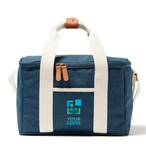 Gift Campaign Borsa frigo con logo tasca esterna doppio manico tracolla City Jasper> Borse Termiche