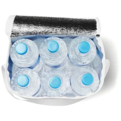 Gift Campaign Borsa frigo grande logo 6 bottiglie da 1,5l alluminio intrno Snow XL> Borse Termiche