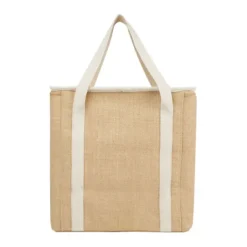 Gift Campaign Borsa frigo in robusta juta laminata 300g/m2 con manici in cotone 19l> Borse Termiche|Borse In Juta