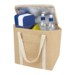 Gift Campaign Borsa frigo in robusta juta laminata 300g/m2 con manici in cotone 19l></noscript> Borse Termiche|Borse In Juta
