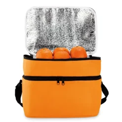 Gift Campaign Borsa frigo personalizzata doppio scomparto zip e tracolla Freeze></noscript> Borse Termiche