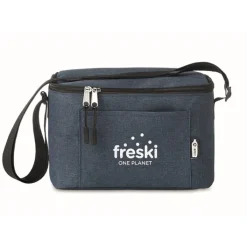 Gift Campaign Borsa frigo promozionale isolante tasca frontale 6 lattine rPET></noscript> Borse Termiche