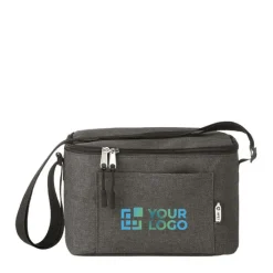 Gift Campaign Borsa frigo promozionale isolante tasca frontale 6 lattine rPET></noscript> Borse Termiche