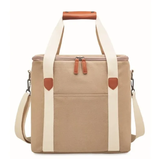 Gift Campaign Borsa frigo pubblicitaria grande tracolla in cotone Canvas Large> Borse Termiche