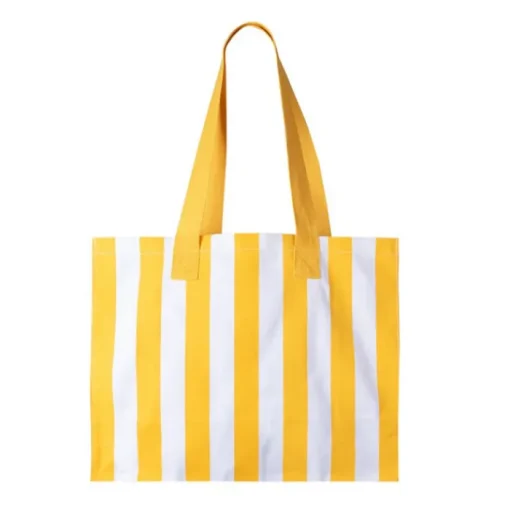 Gift Campaign Borsa grande in cotone riciclato con righe verticali> Shopper In Cotone Personalizzate
