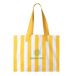 Gift Campaign Borsa grande in cotone riciclato con righe verticali></noscript> Shopper In Cotone Personalizzate