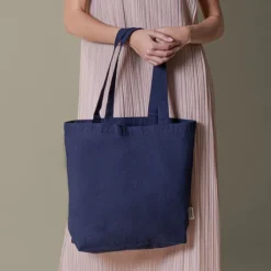 Gift Campaign Borsa in 100% cotone con tasca interna 140 g/m2> Shopper In Cotone Personalizzate