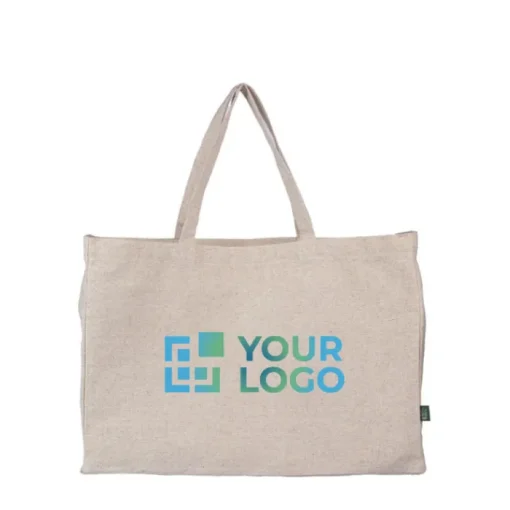 Gift Campaign Borsa in canapa naturale con manici da 280 g/m²> Borse Per La Spesa