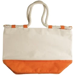 Gift Campaign Borsa in canvas da 380g/m2 con base colorata e manici in corda></noscript> Borse Per La Spesa