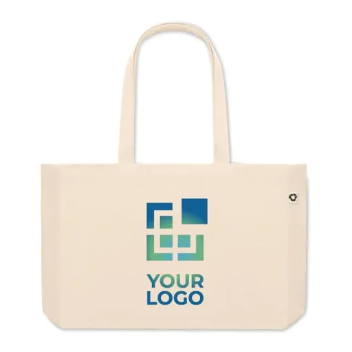 Gift Campaign Borsa in canvas riciclata con manici lunghi 280 gr/m2 Nature Respect> Borse Per La Spesa|Shopper In Cotone Personalizzate