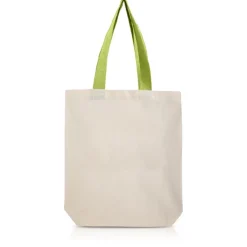 Gift Campaign Borsa in cotone con soffietto inferiore e manici colorati 180 g/m2></noscript> Shopper In Cotone Personalizzate