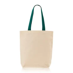 Gift Campaign Borsa in cotone con soffietto inferiore e manici colorati 180 g/m2></noscript> Shopper In Cotone Personalizzate