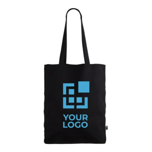 Gift Campaign Borsa in cotone del commercio solidale 280 g/m2 Cliff Black FairTrade> Gadget Ecologici|Tote Bag Personalizzate