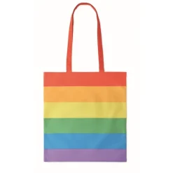 Gift Campaign Borsa in cotone personalizzata con motivo arcobaleno 200 g/m2 Rainbow> Shopper In Cotone Personalizzate