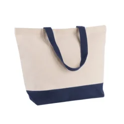 Gift Campaign Borsa in cotone riciclato con base e manici colorati da 320 g/m2></noscript> Shopper In Cotone Personalizzate