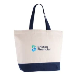 Gift Campaign Borsa in cotone riciclato con base e manici colorati da 320 g/m2></noscript> Shopper In Cotone Personalizzate