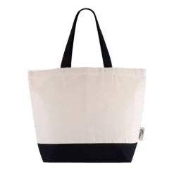 Gift Campaign Borsa in cotone riciclato con base e manici colorati da 320 g/m2></noscript> Shopper In Cotone Personalizzate