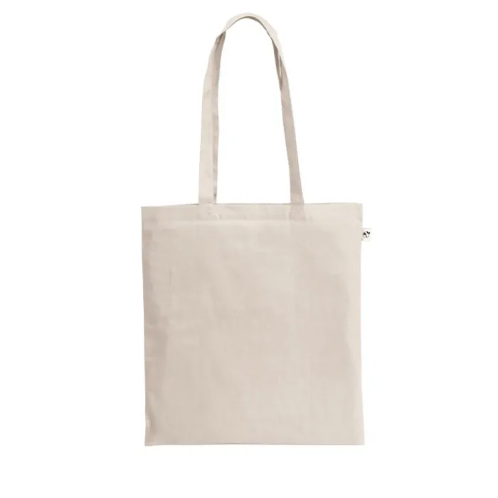 Gift Campaign Borsa in cotone riciclato e poliestere con manici lunghi 150 g/m2> Shopper In Cotone Personalizzate