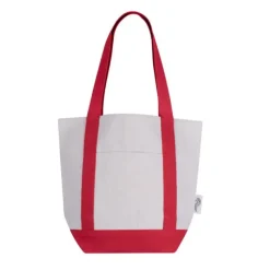 Gift Campaign Borsa in cotone riciclato con tasca esterna laterale></noscript> Shopper In Cotone Personalizzate
