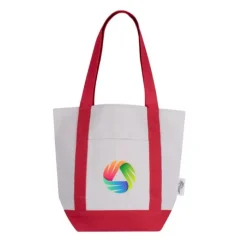 Gift Campaign Borsa in cotone riciclato con tasca esterna laterale></noscript> Shopper In Cotone Personalizzate