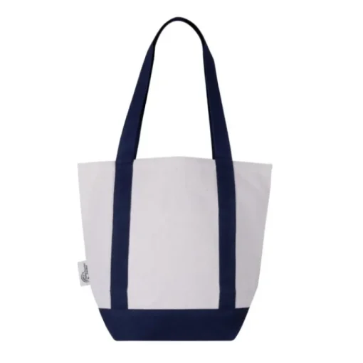 Gift Campaign Borsa in cotone riciclato con tasca esterna laterale> Shopper In Cotone Personalizzate