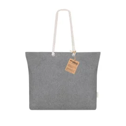 Gift Campaign Borsa in cotone riciclato con soffietto e manici in cotone 220 g/m2> Shopper In Cotone Personalizzate