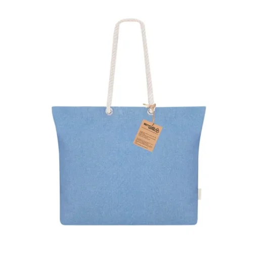 Gift Campaign Borsa in cotone riciclato con soffietto e manici in cotone 220 g/m2> Shopper In Cotone Personalizzate