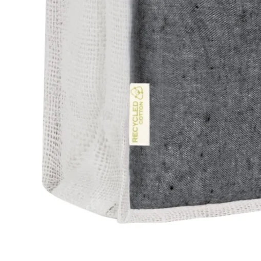 Gift Campaign Borsa in cotone riciclato e iuta con manici lunghi 140g/m2.> Borse Per La Spesa
