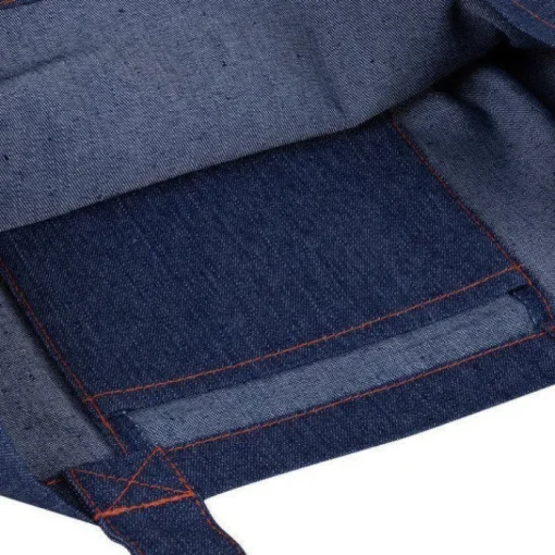 Gift Campaign Borsa in denim riciclato personalizzabile con manici lunghi 280 g/m2> Shopper In Cotone Personalizzate
