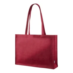Gift Campaign Borsa in feltro di poliestere RPET 180g/m2 certificata e manici lunghi> Borse Di Tela Personalizzate