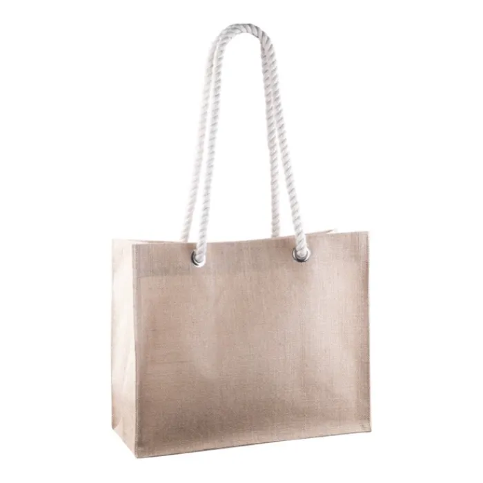 Gift Campaign Borsa in juta 325 g/m2 con interno laminato e manici in corda> Borse In Juta
