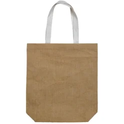 Gift Campaign Borsa in juta con manici spessi in canvas 340 g/m2 e peso massimo 8kg> Borse In Juta