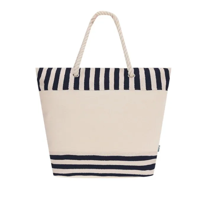 Gift Campaign Borsa in RPET con interno in alluminio e motivo a righe> Borse Termiche