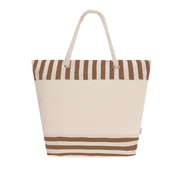 Gift Campaign Borsa in RPET con interno in alluminio e motivo a righe> Borse Termiche