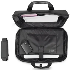 Gift Campaign Borsa in r-PET con tracolla regolabile e tasca imbottita per pc 17”><noscript><img width=