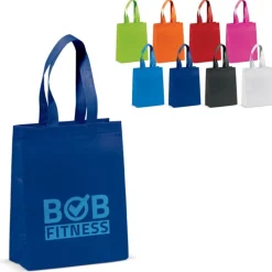Gift Campaign Borsa in tnt laminato opaco con manici coordinati da 105 g/m2></noscript> Shopper Tnt