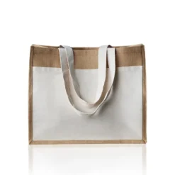 Gift Campaign Borsa mare di juta personalizzata con tasca frontale in cotone da 265 g/m2></noscript> Borse In Juta