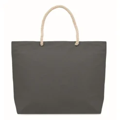 Gift Campaign Borsa mare in cotone riciclato da 220 g/m2 con manici in corda> Shopper In Cotone Personalizzate