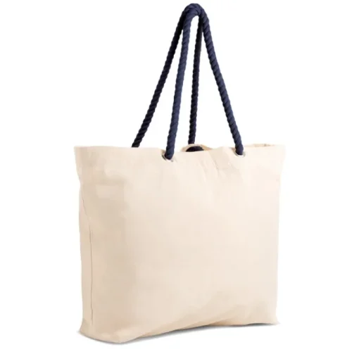 Gift Campaign Borsa mare in tela grande con manici a cordoncino da 220 g/m2> Borse Di Tela Personalizzate